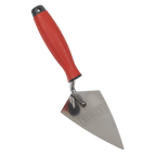 Stainless Steel Sharp Pointing Trowel with Rubber Handle 140mm T1222