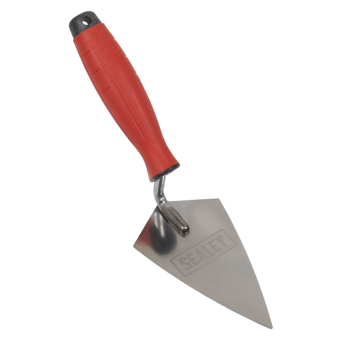 Stainless Steel Sharp Pointing Trowel with Rubber Handle 140mm T1222