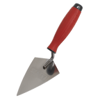 Stainless Steel Sharp Pointing Trowel with Rubber Handle 140mm T1222