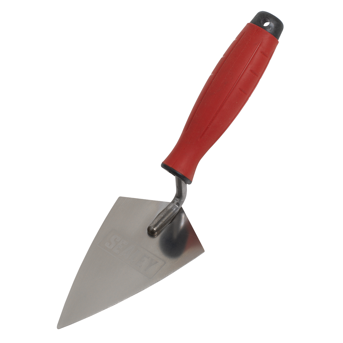 Stainless Steel Sharp Pointing Trowel with Rubber Handle 140mm T1222