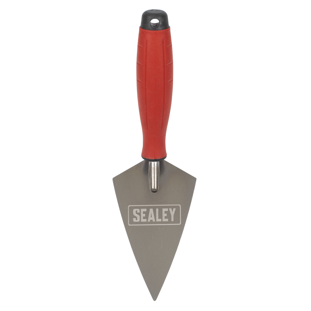 Stainless Steel Sharp Pointing Trowel with Rubber Handle 140mm T1222