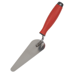 Stainless Steel Narrow Gauging Trowel with Rubber Handle 160mm T1225