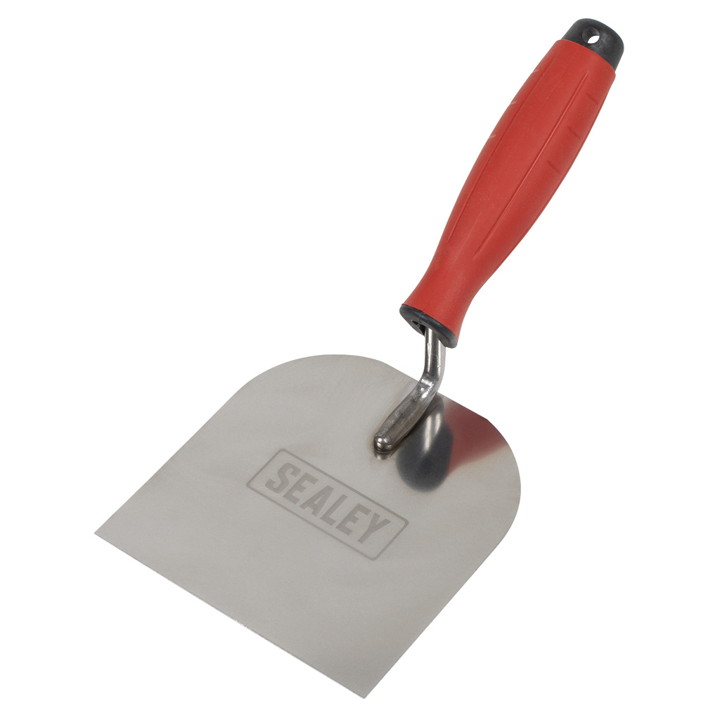 Stainless Steel Margin Trowel with Rubber Handle 120mm T1706