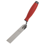 Stainless Steel Finishing Trowel with Rubber Handle 30 x 160mm T1740
