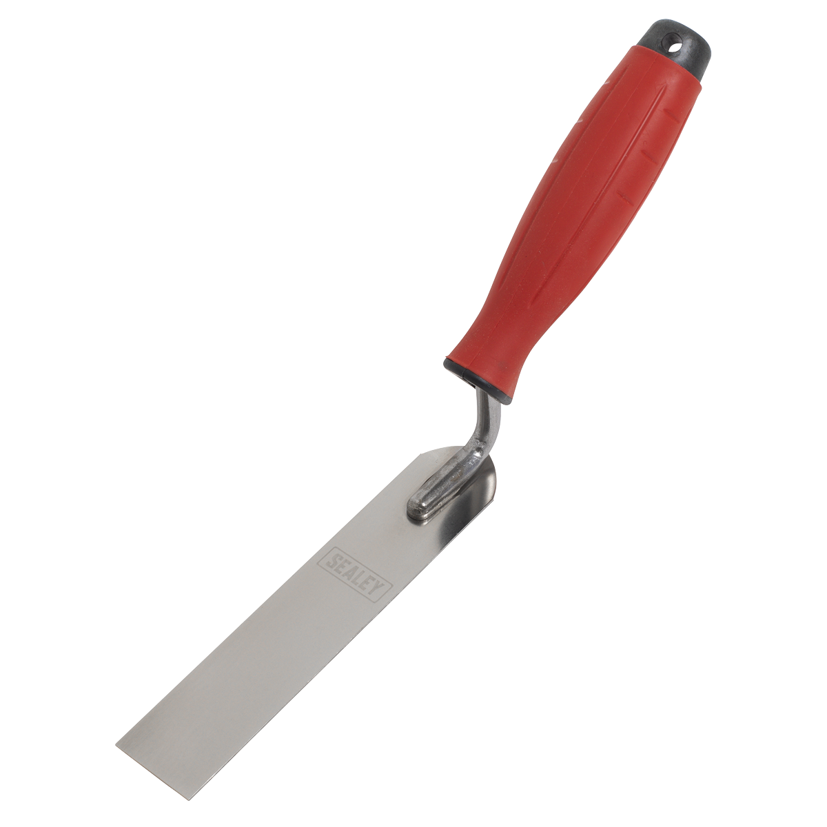 Stainless Steel Finishing Trowel with Rubber Handle 30 x 160mm T1740