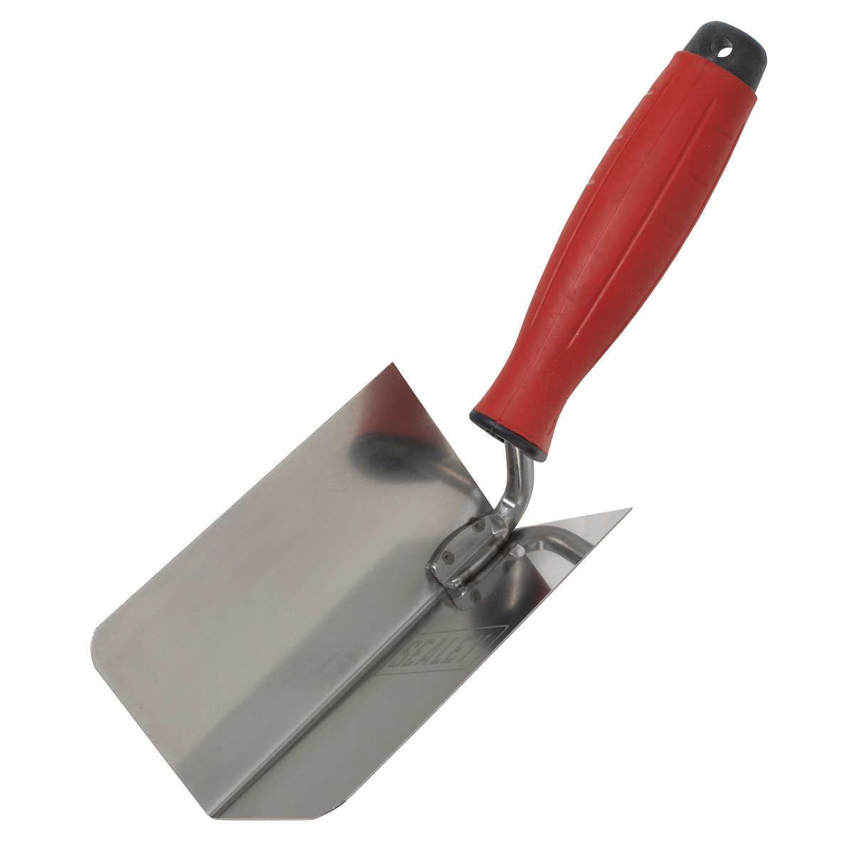 Stainless Steel Internal Corner Trowel with Rubber Handle 120 x 60mm T1802
