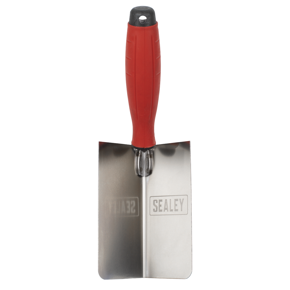 Stainless Steel Internal Corner Trowel with Rubber Handle 120 x 60mm T1802