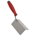 Stainless Steel External Corner Trowel with Rubber Handle 120 x 60mm T1803
