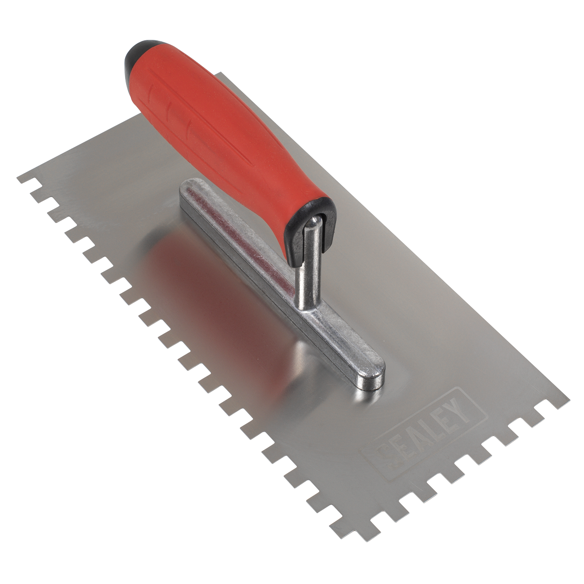 Stainless Steel 8mm Notched Trowel with Rubber Handle 270mm T7808