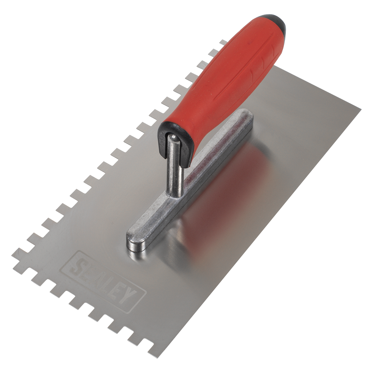 Stainless Steel 8mm Notched Trowel with Rubber Handle 270mm T7808