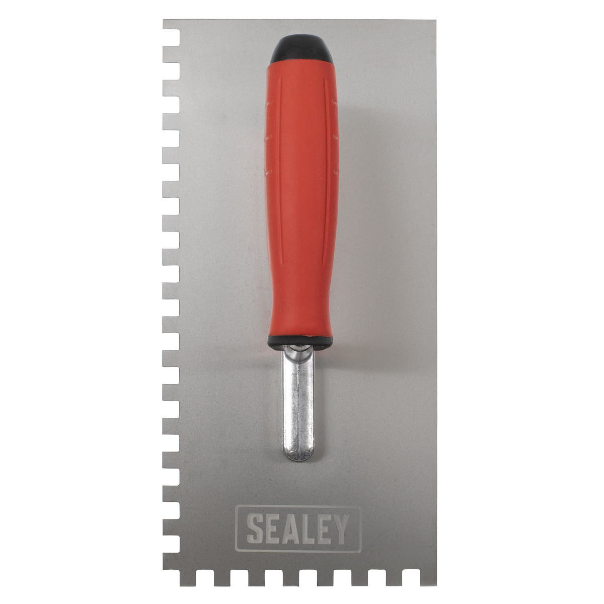 Stainless Steel 8mm Notched Trowel with Rubber Handle 270mm T7808
