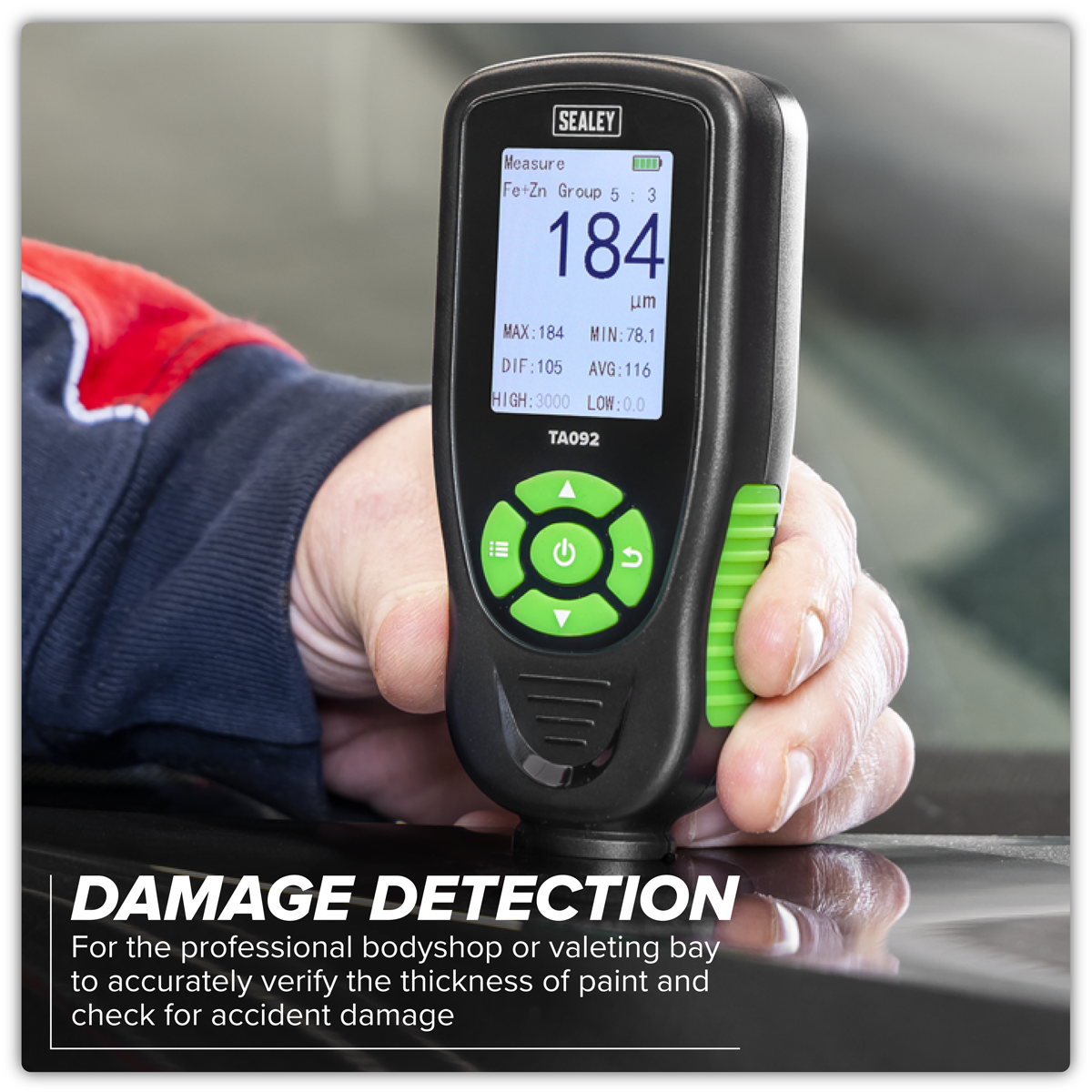 Rechargeable Paint Thickness Gauge TA092