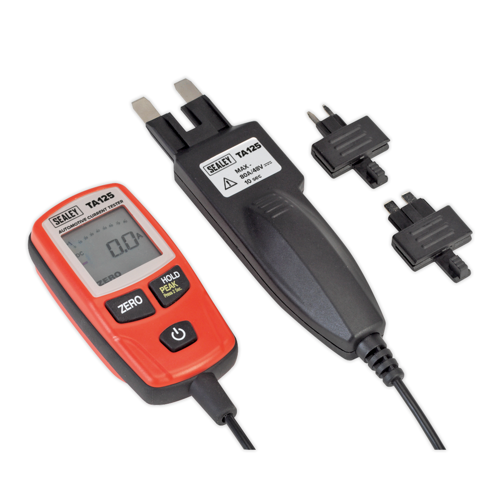 Automotive Current Tester Mini, Standard & Maxi Blade Fuses 80A TA125