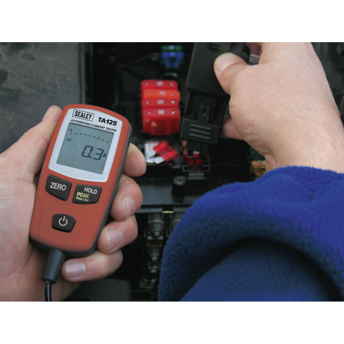 Automotive Current Tester Mini, Standard & Maxi Blade Fuses 80A TA125