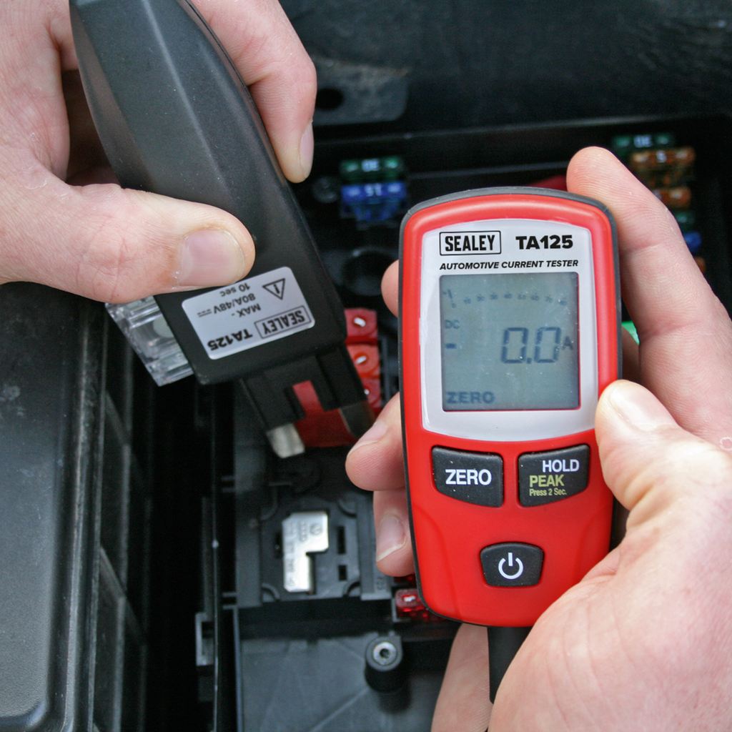 Automotive Current Tester Mini, Standard & Maxi Blade Fuses 80A TA125