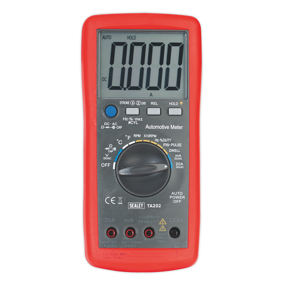 14-Function Digital Automotive Multimeter with Inductive Coupler TA202