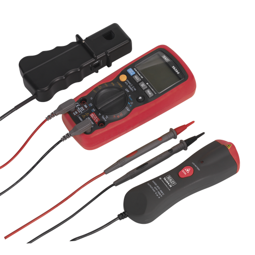15-Function Digital Automotive Multimeter with Inductive Coupler/Infrared Temperature Probe TA304