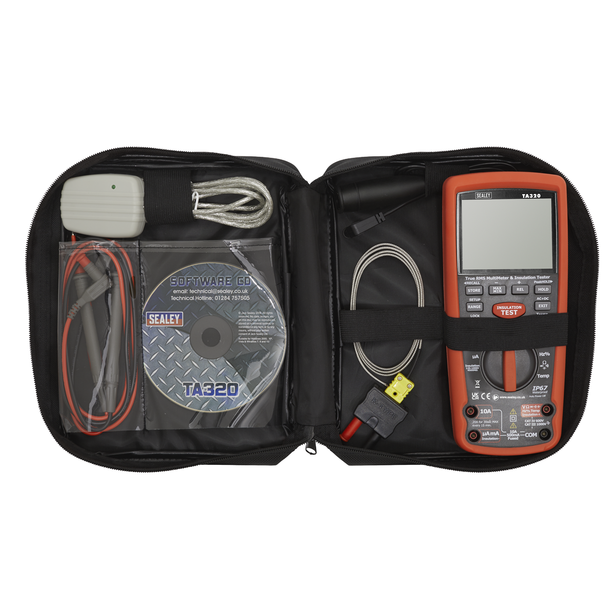 Digital Automotive Multimeter/Insulation Tester for Hybrid/Electric Vehicles TA320