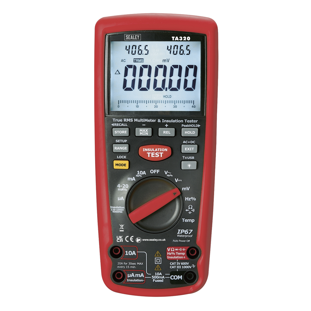 Digital Automotive Multimeter/Insulation Tester for Hybrid/Electric Vehicles TA320