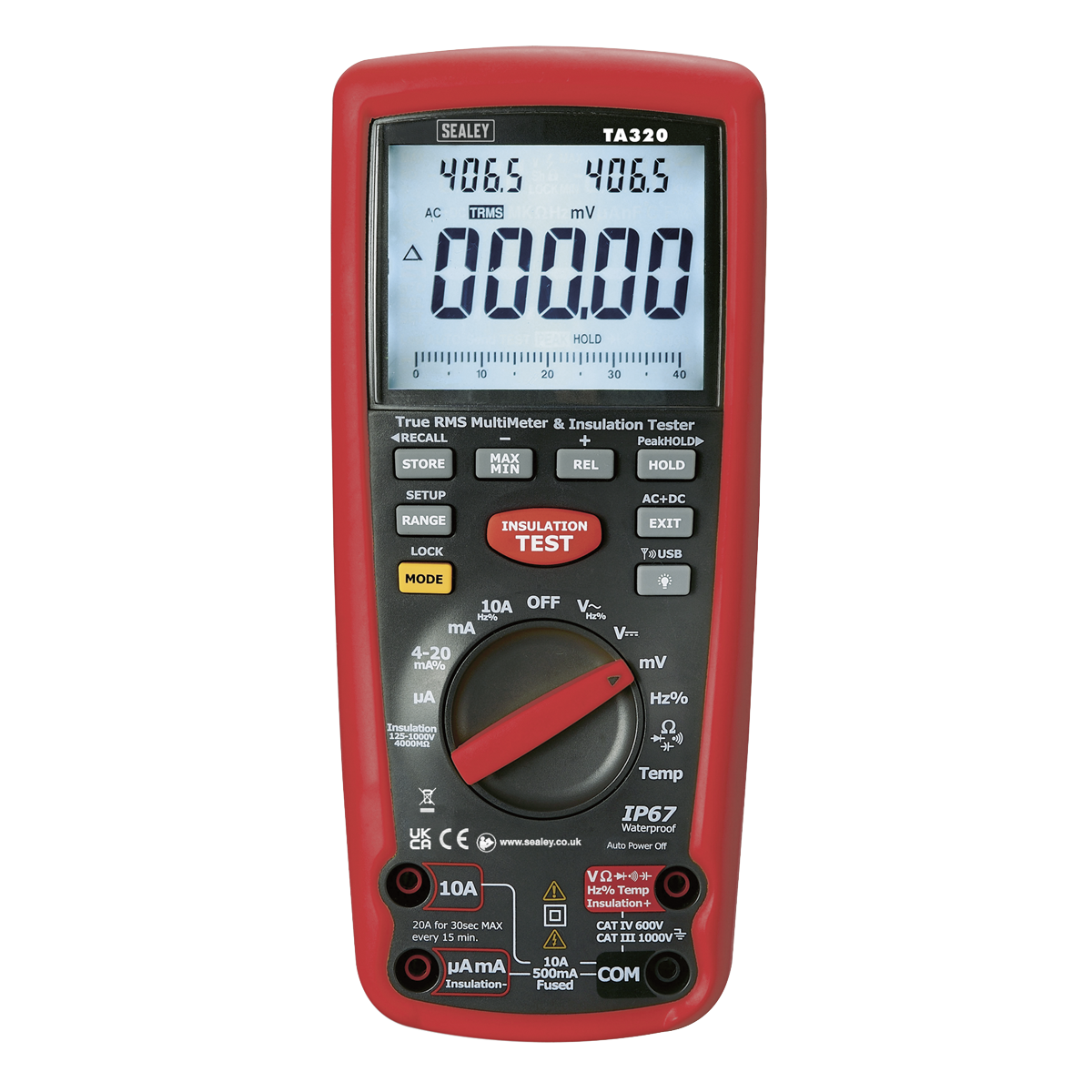 Digital Automotive Multimeter/Insulation Tester for Hybrid/Electric Vehicles TA320