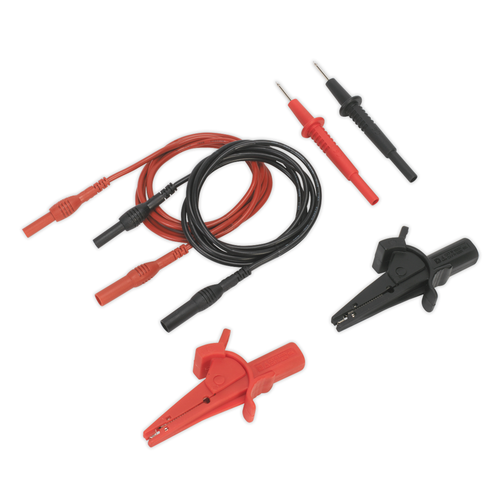 Automotive Test Lead & Crocodile Clip Set 6pc TATL