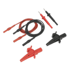 Automotive Test Lead & Crocodile Clip Set 6pc TATL