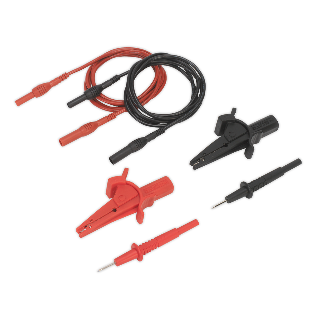 Automotive Test Lead & Crocodile Clip Set 6pc TATL