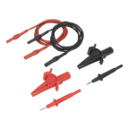 Automotive Test Lead & Crocodile Clip Set 6pc TATL