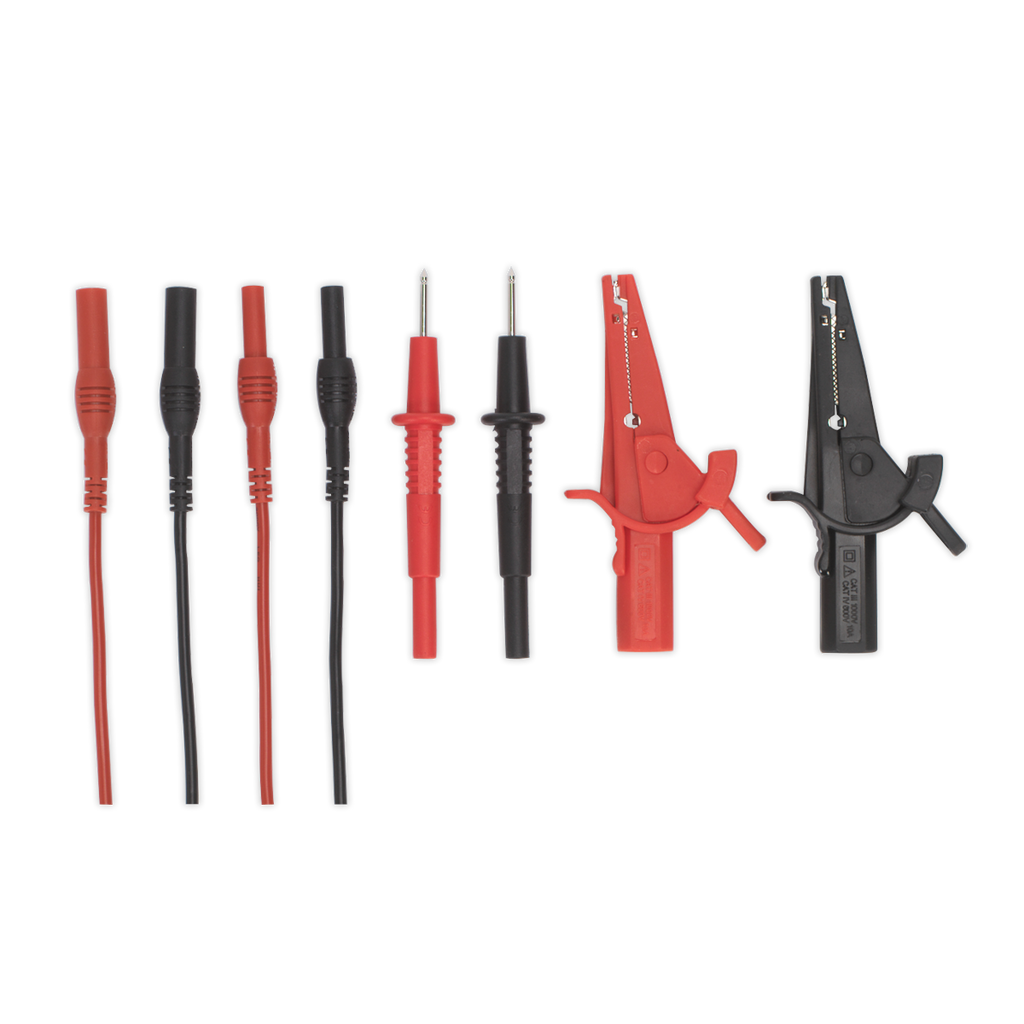 Automotive Test Lead & Crocodile Clip Set 6pc TATL