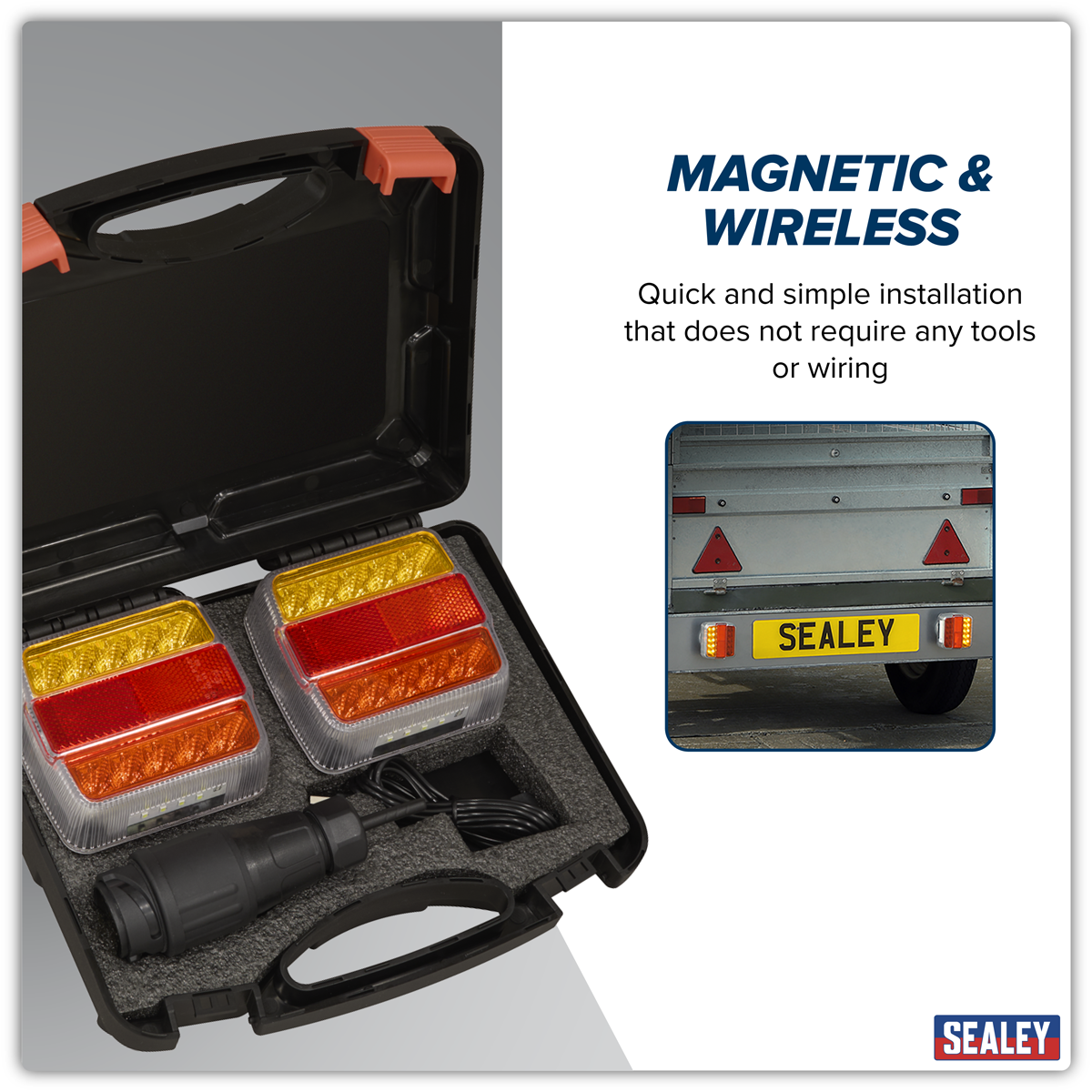 13-Pin Wireless SMD LED Trailer Light Set 2pc TB183LEDW