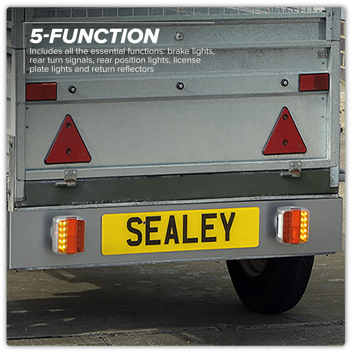 13-Pin Wireless SMD LED Trailer Light Set 2pc TB183LEDW