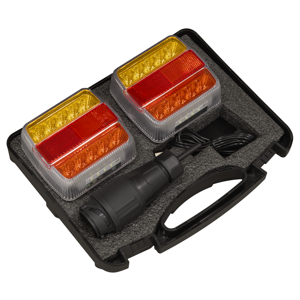 13-Pin Wireless SMD LED Trailer Light Set 2pc TB183LEDW