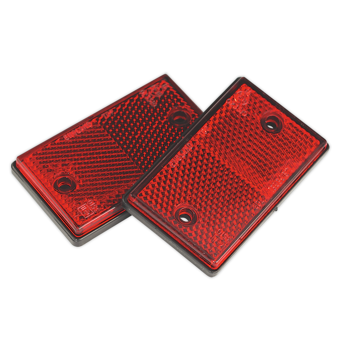 Reflex Reflector Oblong Red - Pack of 2 TB24