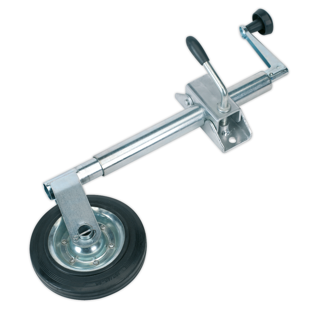 Jockey Wheel & Clamp 35mm - 150mm Solid Wheel TB371