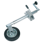 Jockey Wheel & Clamp 35mm - 150mm Solid Wheel TB371