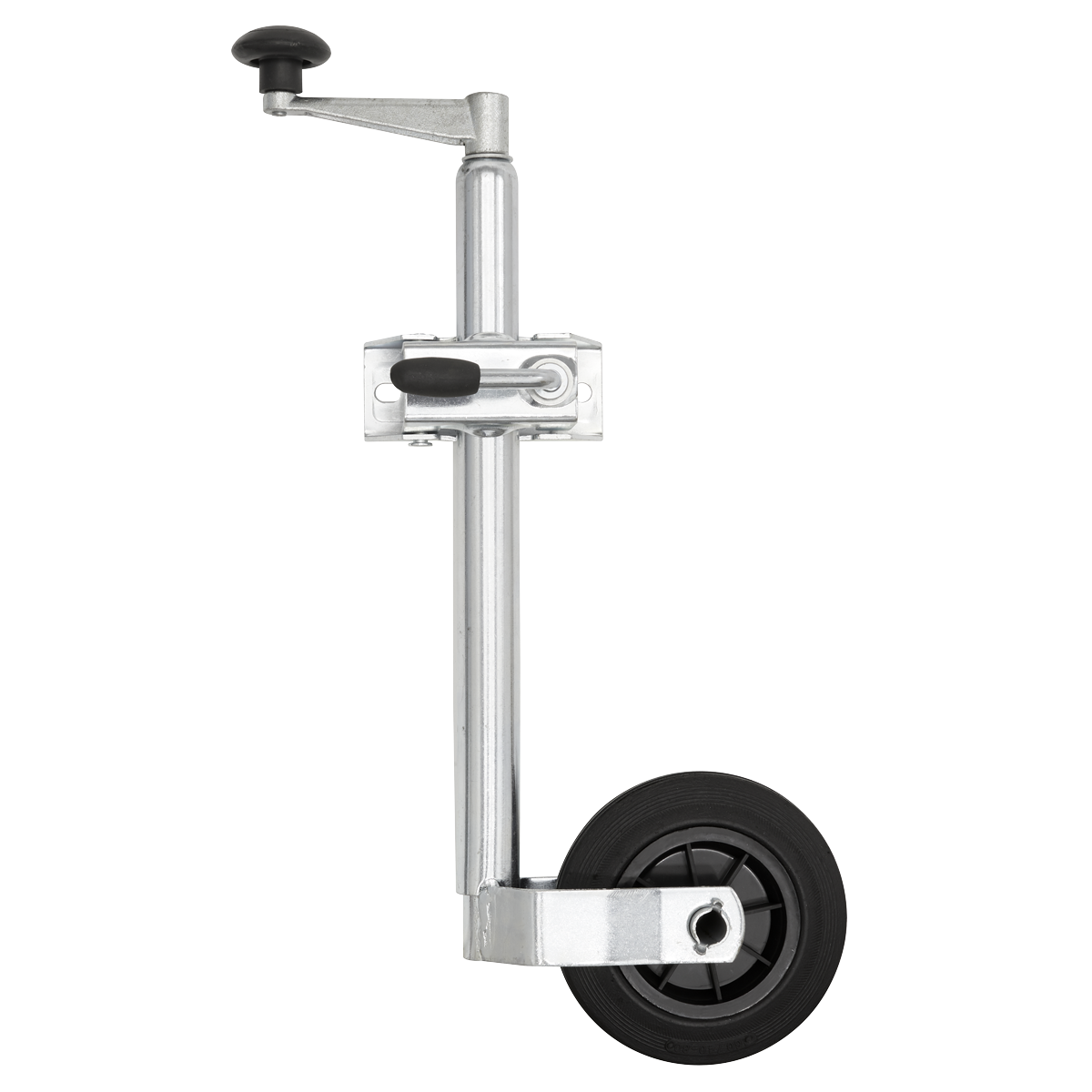 Jockey Wheel & Clamp 35mm - 150mm Solid Wheel TB371
