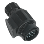 Towing Plug 13-Pin Euro Plastic 12V Twin Inlet TB54