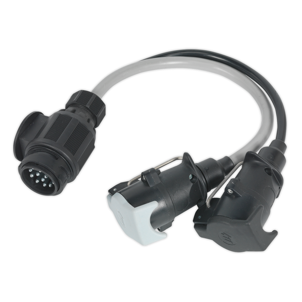Conversion Lead 13-Pin Euro to 7-Pin N & S Type Plugs 12V TB55