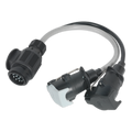 Conversion Lead 13-Pin Euro to 7-Pin N & S Type Plugs 12V TB55
