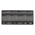 Security TRX-Star*/Hex/Ribe/Spline Bit Set with Tool Tray 60pc TBT11