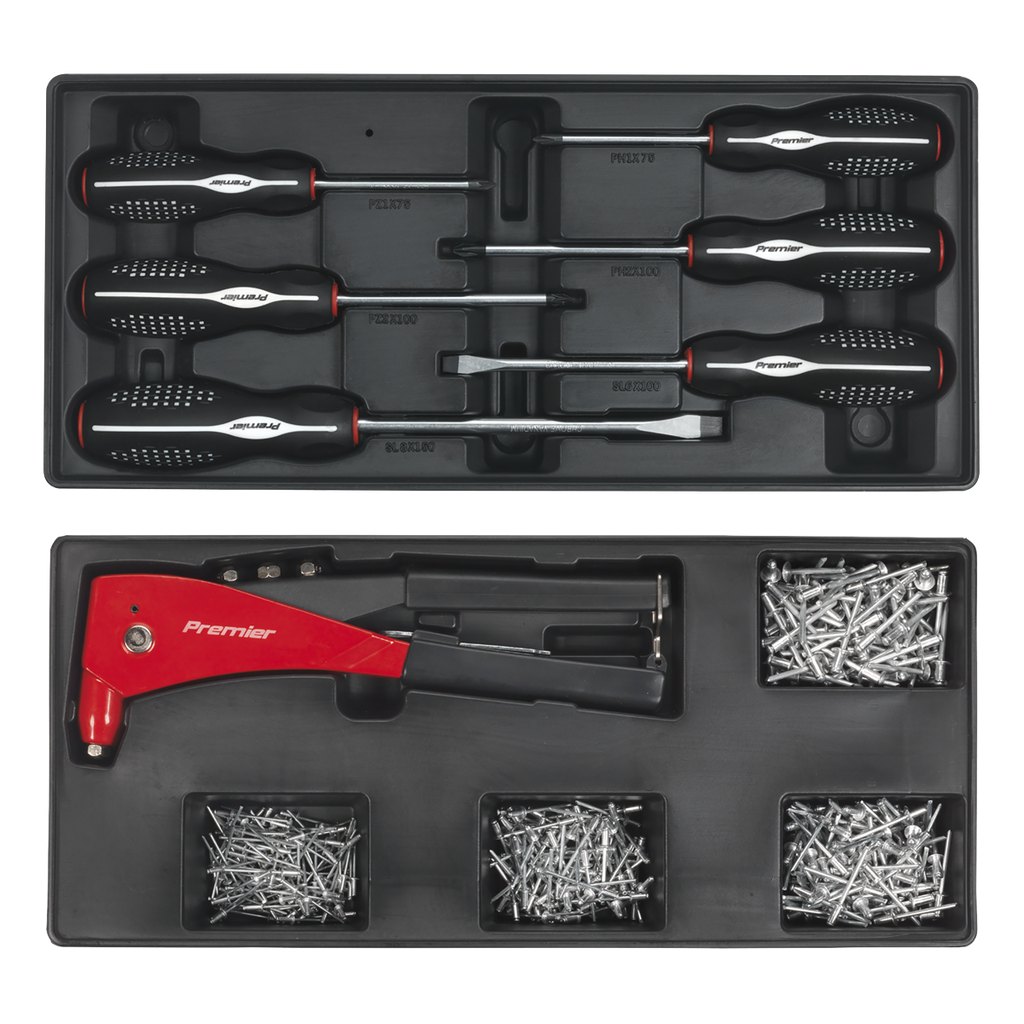 Tool Chest Combination 14 Drawer with 1179pc Tool Kit - Blue SPTCCOMBO1