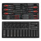 Tool Chest Combination 14 Drawer with 1179pc Tool Kit - Blue SPTCCOMBO1