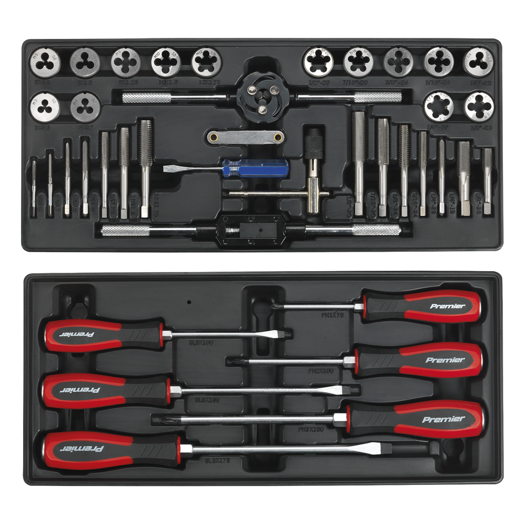 Tool Chest Combination 14 Drawer with 1179pc Tool Kit - Blue SPTCCOMBO1