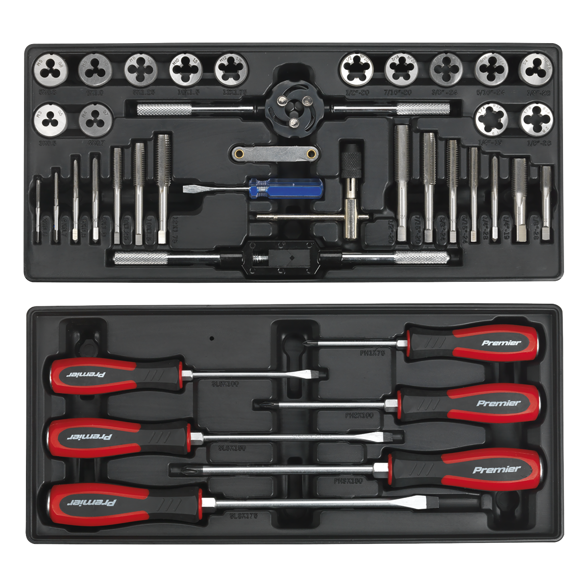 Tool Chest Combination 14 Drawer with 1179pc Tool Kit - Blue SPTCCOMBO1