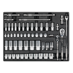 Topchest & Rollcab Combination 15 Drawer with 117pc Tool Kit - Green AP41STACKHVCOMBO