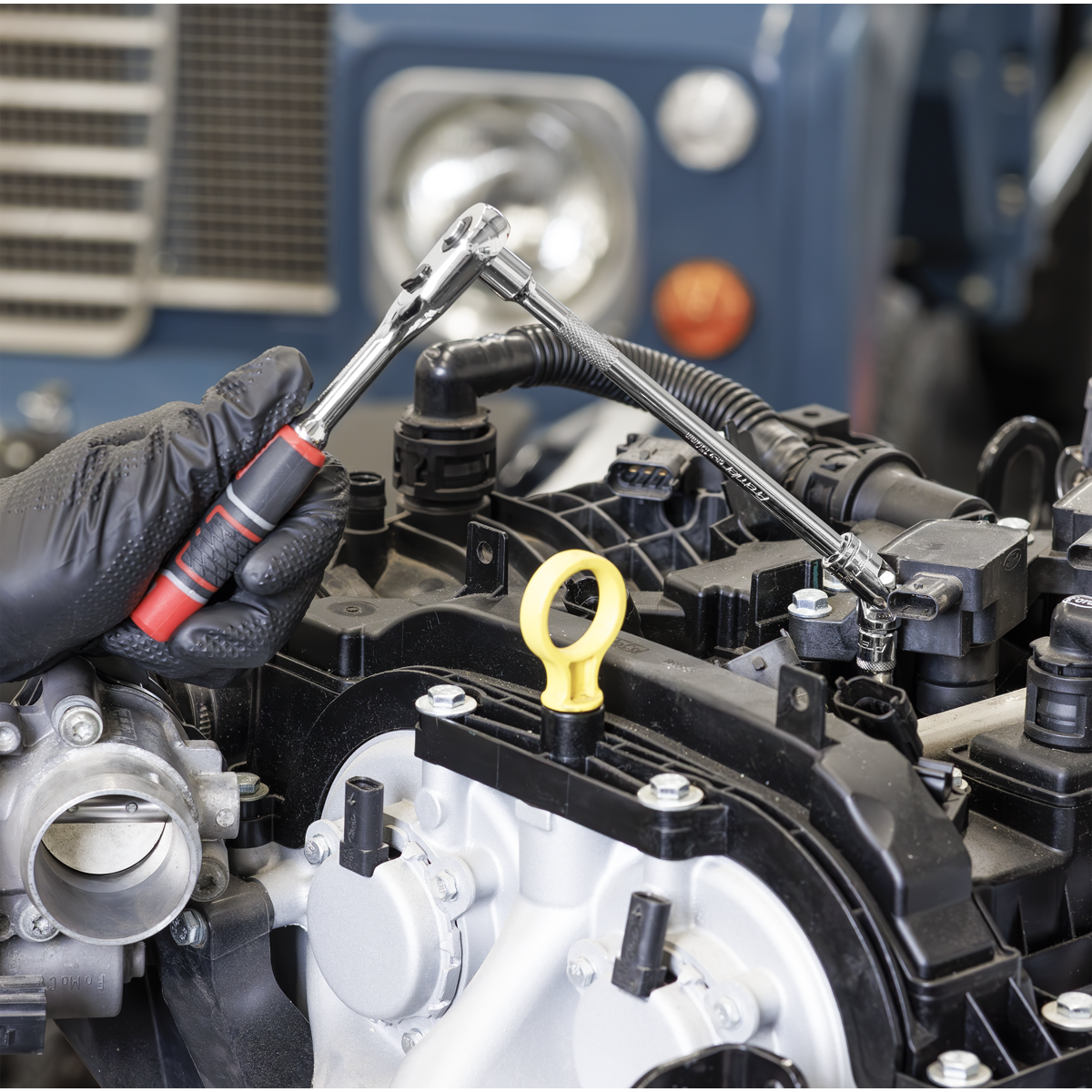 Socket Set with Tool Tray 1/4"Sq Drive 44pc TBT40