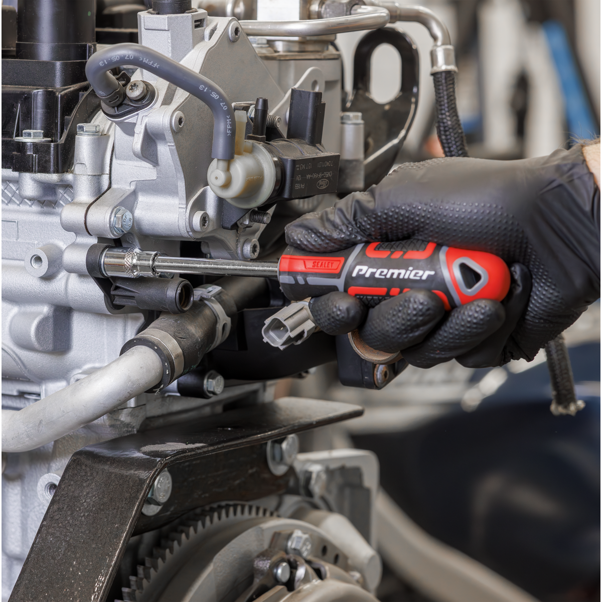 Socket Set with Tool Tray 1/4"Sq Drive 44pc TBT40