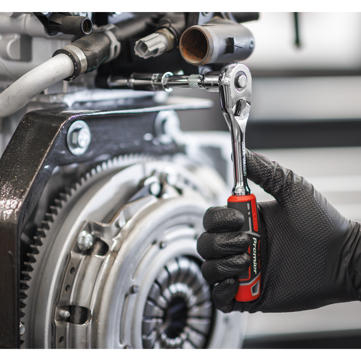 Socket Set with Tool Tray 3/8"Sq Drive 32pc TBT41