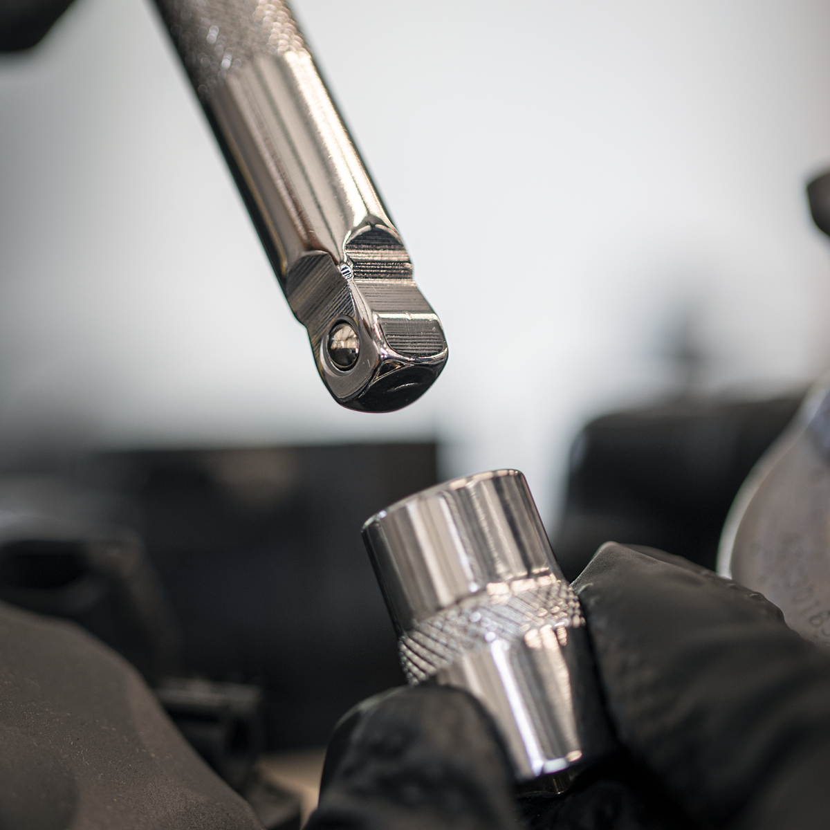 Wobble Extension Bar Set with Tool Tray 1/4", 3/8" & 1/2"Sq Drive 12pc TBT44