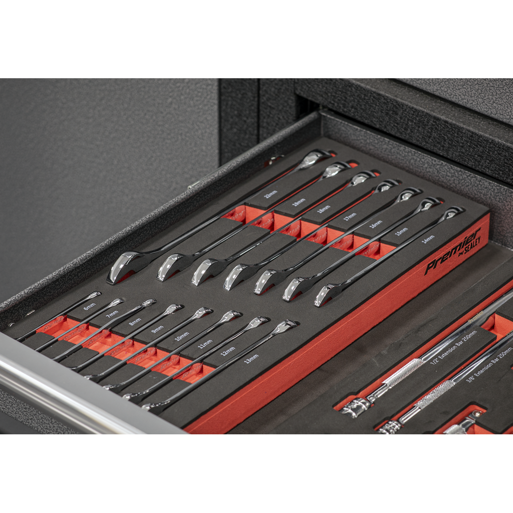 Combination Spanner Set with Tool Tray 15pc TBT48
